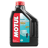 Motul Outboard Tech 4T 10W-40 2л (852221/106368) Полусинтетическое моторное масло для подвесных двигателей