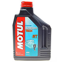 Motul Outboard Tech 2T 2л (851721/101726) Напівсинтетична моторна олива для підвісних двигунів човнів