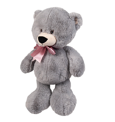 42 М'яка іграшка - Ведмедик Міка сірий (37см)