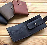 Чоловічий шкіряний гаманець CLASSIC коричневий, фото 2