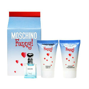 MoschinoFunnyPourFemmeтуалетнавода4мл + гельдлятела25 мл + гель для повітря25 мл