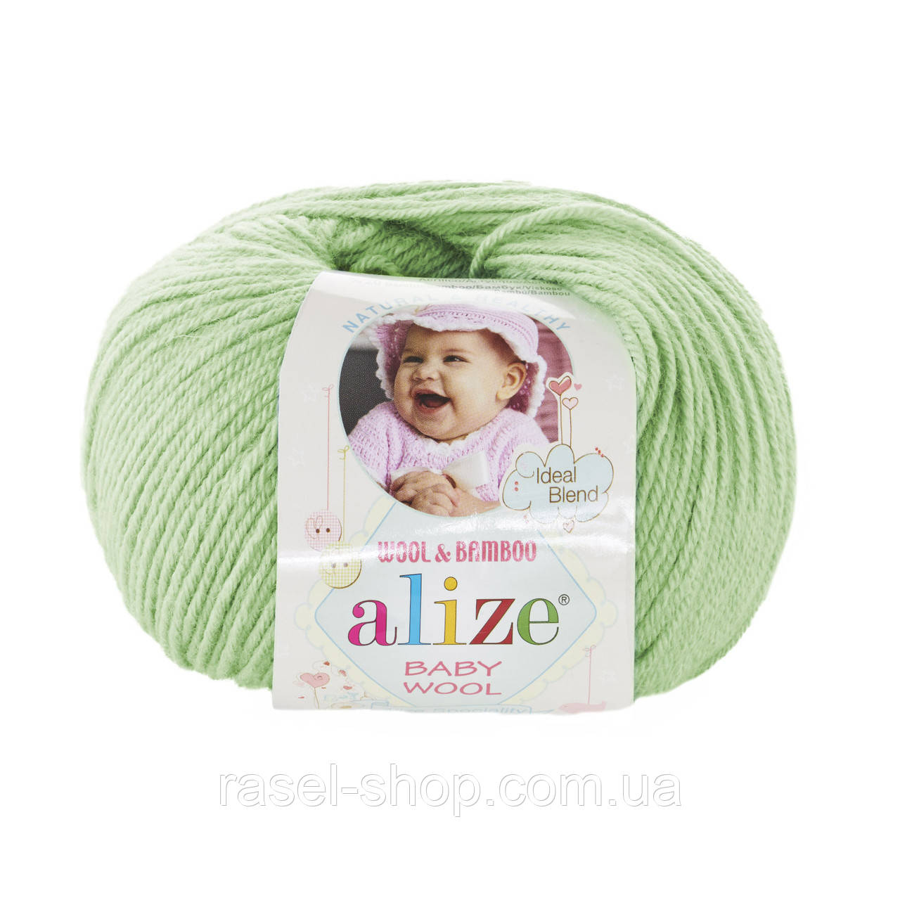 Alize Baby Wool зеленая мята №188, фото 1