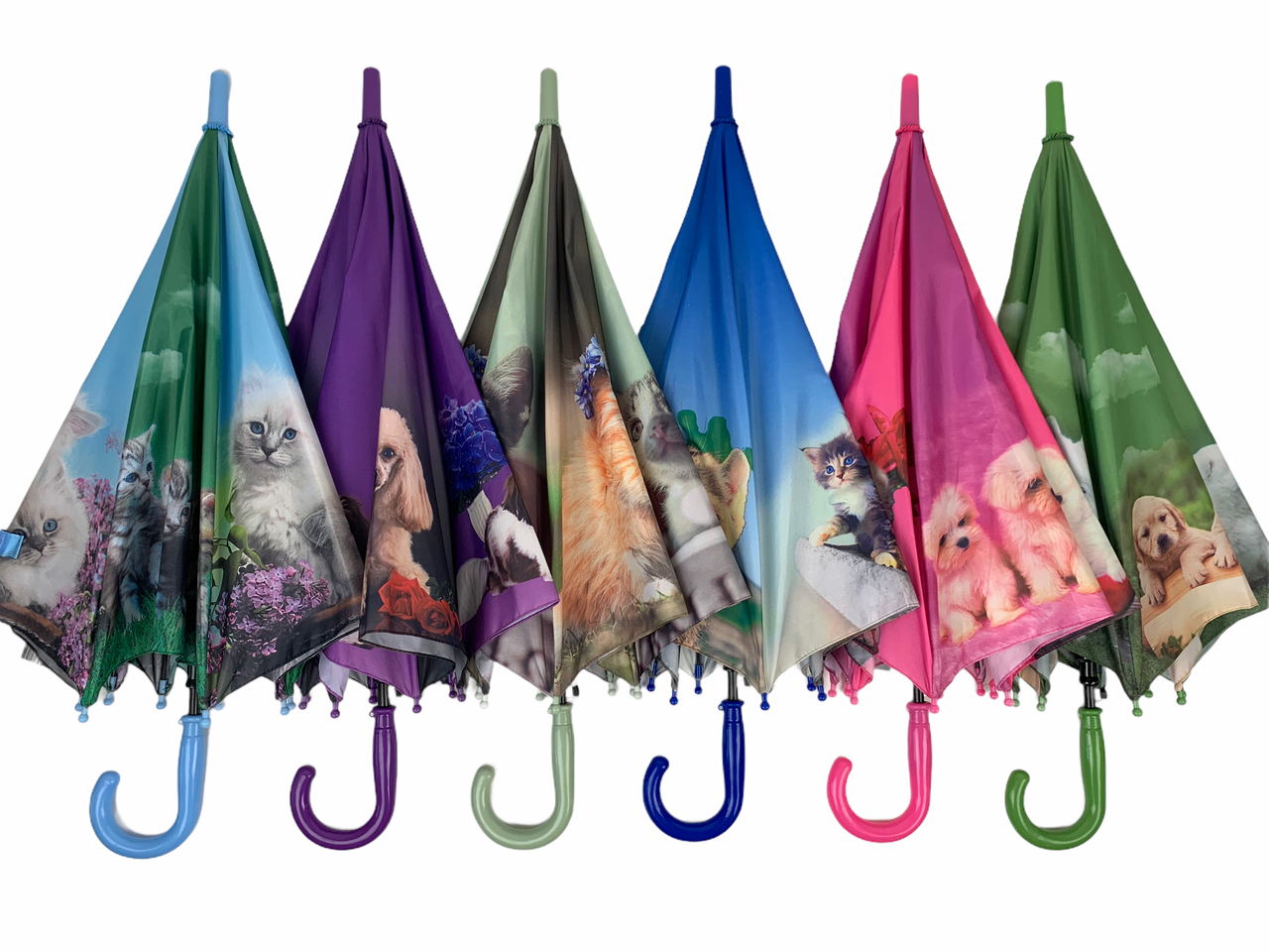 Дитяча парасоля для дівчаток і хлопчиків, тростина з яскравими малюнками від фірми FLAGMAN, fl145