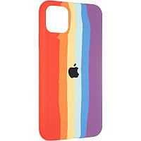 Чохол Fiji Colorfull для Apple iPhone 12 Pro бампер накладка Rainbow