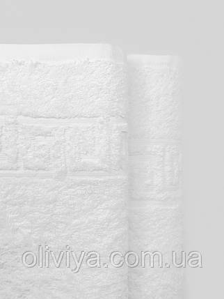 Рушник для обличчя 50х90 білий, фото 4