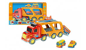 Трейлер інер-ий з машинами,в кор-ці,37х21,5х12,5см,3 види №677A4(9)(18) КІ