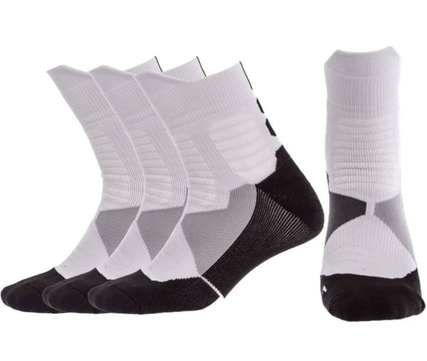 Шкарпетки баскетбольні Basketball Socks 3 пари розмір 40-45 (DML7501)