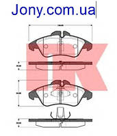 Тормозные колодки Vw LT 28-35 II автобус (2DB, 2DE, 2DK) / Mercedes-benz ji