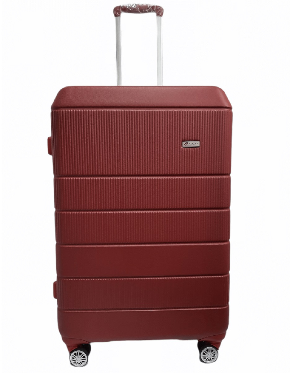 Валіза пластикова AIRTEX 937 велика бордова