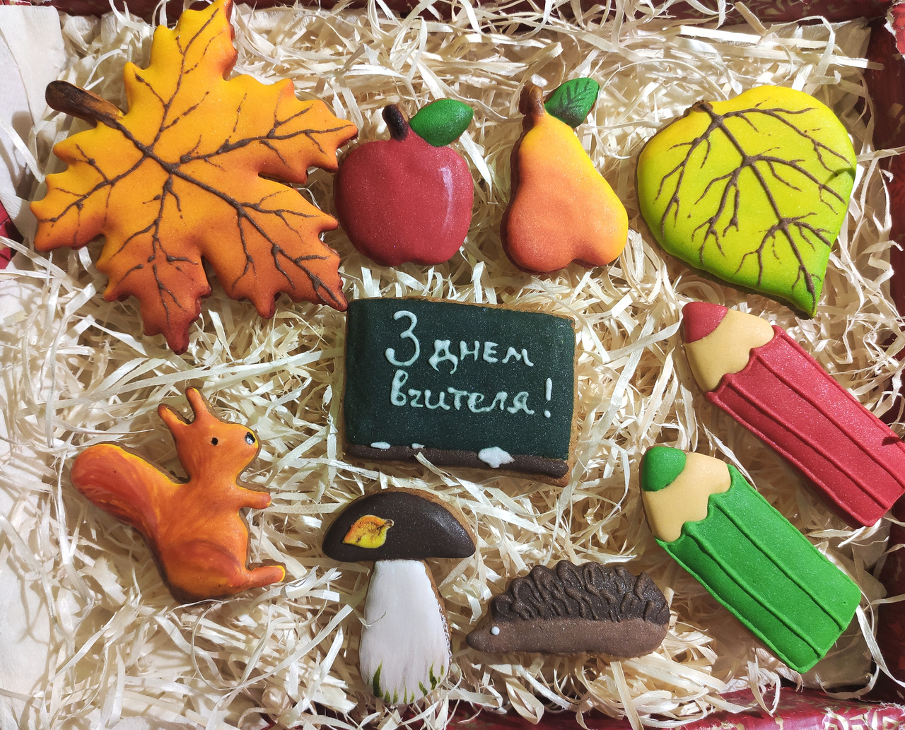 Подарунковий набір пряників до дня вчителя, фото 1