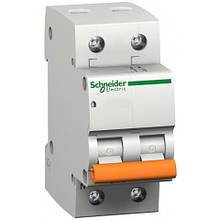 Автоматичний вимикач ВА63 1П + Н 10A C Schneider Electric
