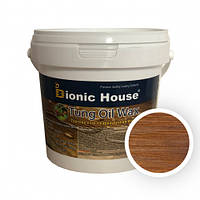 Масло тунговое с карнаубским воском Hard Tung oil Bionic House Миндаль