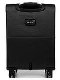 Валіза тканинна AIRTEX 822 мала 55 см чорна 4 колеса, фото 4