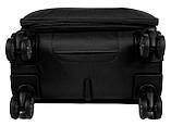 Валіза тканинна AIRTEX 822 мала 55 см чорна 4 колеса, фото 6