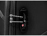 Валіза тканинна AIRTEX 822 мала 55 см чорна 4 колеса, фото 8
