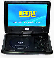 Портативний телевізор 9.8 Opera DVD FM USB ДВД Програвач Міні Переносний Телевізор для Автомобіля Опера