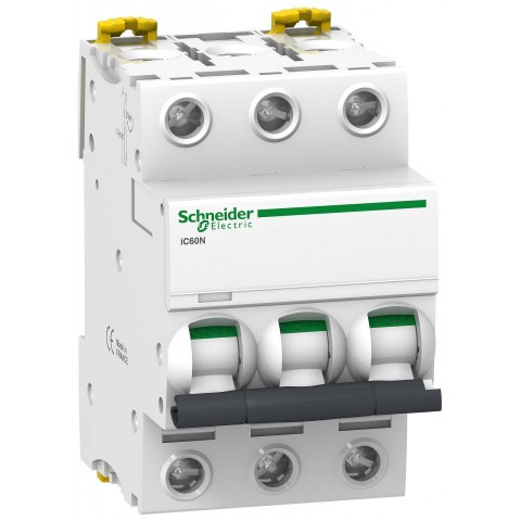 Автоматичний вимикач iC60N 3P 20A B Schneider Electric