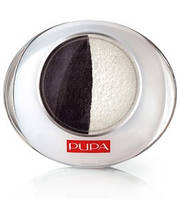 PUPA Pupa Luminys Тени для век 2-цветные запеченные № 07 Черный/белый (тестер)
