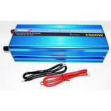 Перетворювач Напруги PURE SINE, Інвертор з Чистою Синусоїдою UKC AC / DC 12v 1500W + USB, фото 3