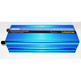 Перетворювач Напруги PURE SINE, Інвертор з Чистою Синусоїдою UKC AC / DC 12v 1500W + USB, фото 5