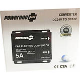 Авто Інвертор Перетворювач DDC-5A 24v-12v, фото 4