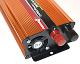 Перетворювач 24v220 1200w Вбудований USB Вихід з Напругою 5В та Світлові Індикатори Роботи, фото 3