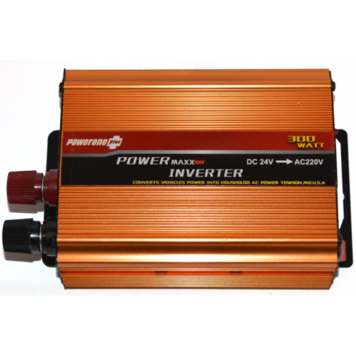 Перетворювач-Інвертор для Авто 24v220 300w Ресивер Напруги з Запобіжниками