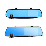 Відеореєстратор-Дзеркало DVR L9000 з Двома Камерами, фото 3