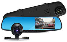 Автомобільний Відеореєстратор - Дзеркало DVR SERM-31 +Підтримка Камери Заднього Виду