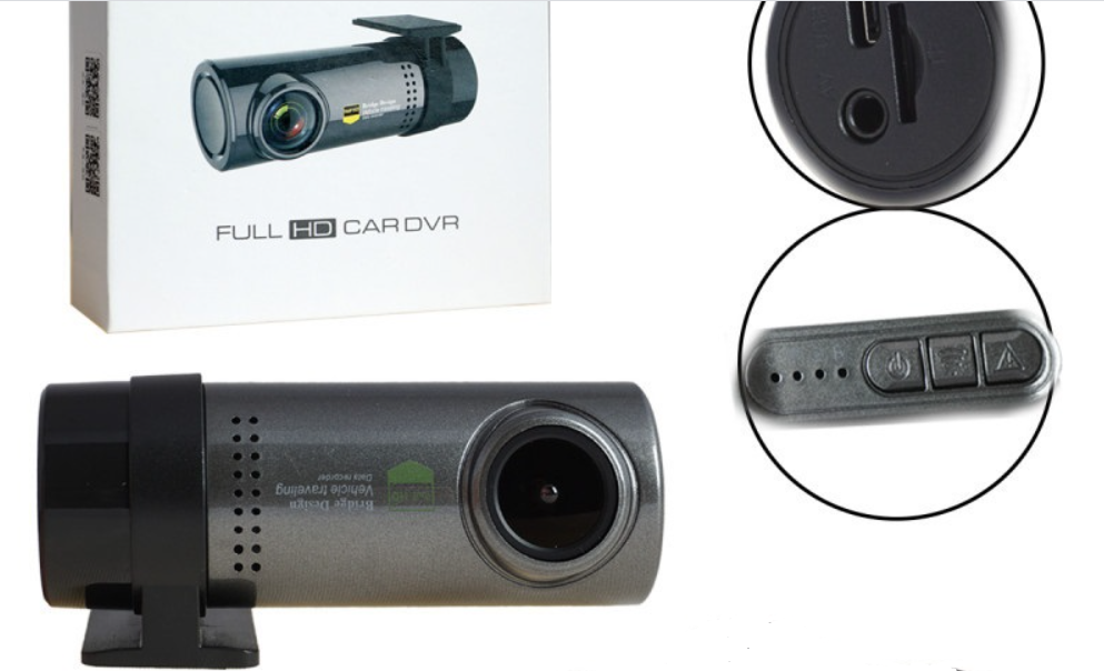 Автомобільний Відеореєстратор Full HD 1080p Широкий Кут з WIFI WF-04 Відеореєстратор Mini Wifi