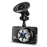 Автомобільний Відеореєстратор-T638 WDR Full HD з Якісним 3-х Дюймовим РК-екраном, Об'єктивом з Кутом Огляду, фото 6