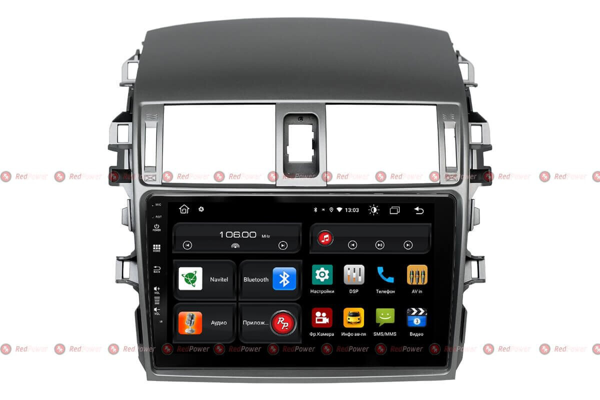 Штатна Магнітола TOYOTA BIG (2008-2013)2+16GB Android 10.1 Мультимедійна Система TORSSEN Екран 9" Дюймів