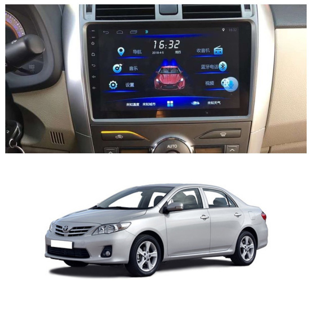 Універсальна Магнітола 7073 TOYOTA 2+16GB Android 10.1 Функція GPS, USB і SD Підключення Камери Заднього Виду