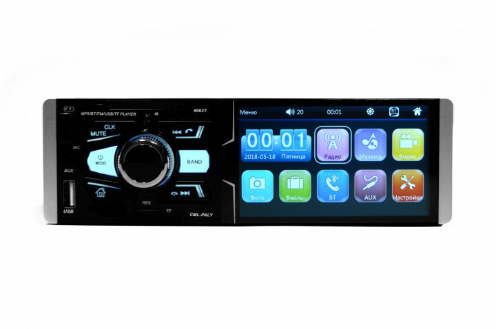 Автомагнітола 4062T (4.3") ISOBT C Можливістю Відтворення Не Тільки MP3-Файлів, Але і Відео