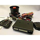 Автосигналізація CZ001 Одностороння З Сиреною Car Alarm System з одностороннім зв'язком CAR BAR, фото 4