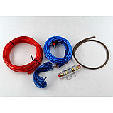 Набір Проводів Для Установки Саббуфера Кit 1200W (H468) RCA Кабель, Тримач Запобіжника І 1 AGU, фото 5