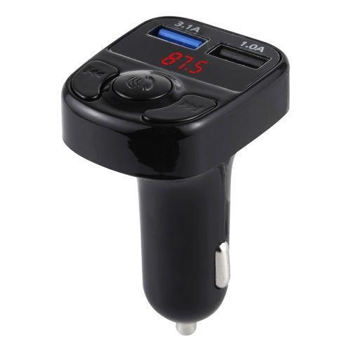 Автомобільний FM Модулятор X22 Bluetooth Stereo Music, Слоти Usb, Дисплей LED