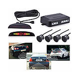 Паркувальна Система P500, Авто Парктронік На 4 Датчика, Кольорове Фронтальне Табло Індикатора, фото 4