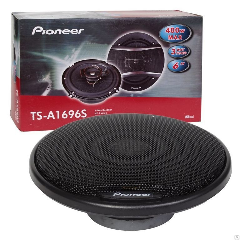Автомобільна Акустика Pioneer TS-1696E 350W Автомобільні Колонки 6",16см Висока Термостійкість