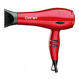 Професійний Фен Для Волосся GEMEI GM-1715 Потужність 2000 (Вт), Холодний Обдув, 2 Швидкості, фото 2