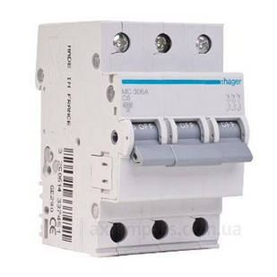 Автоматичний вимикач MC316A (3р, С, 16А) Hager