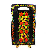 Дошка обробна середня з дерева з малюнком