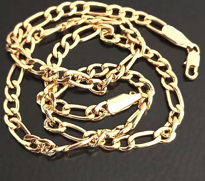 Ланцюжок Аthena. Сталь. Позолота 18К. Довжина: 47 см. Товщина: 5 мм