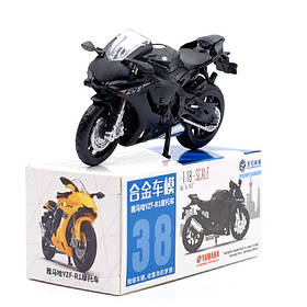 Модель мотоцикла Yamaha YZF-R1 масштаб: 1:18. Іграшковий мотоцикл Ямаха Р1 чорний