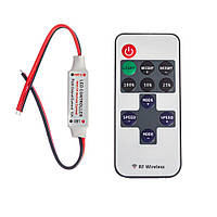 Диммер 12v 6A 72W для світлодіодної LED стрічка, з пультом дистанційного керування