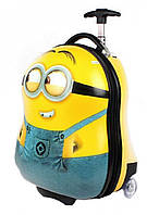Валіза дитяча пластикова Міньон 42 см 2 колеса