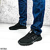 Кросівки чоловічі SAYT чорні з взуттєвого текстилю, на шнурках | Мокасини чоловічі комфорт, фото 8