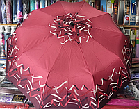 Женский зонт со стальными спицами Серебряный дождь полуавтомат