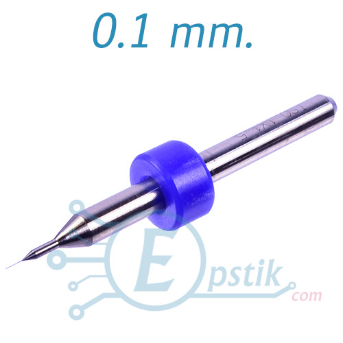 Свердло твердосплавне Ø 0.1 мм, 3.175 мм., фото 1