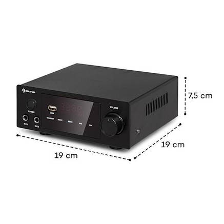 Підсилювач звуку Auna Hi-Fi AMP-2 DG, Німеччина, фото 2